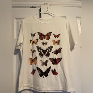 shein butterfly shirt